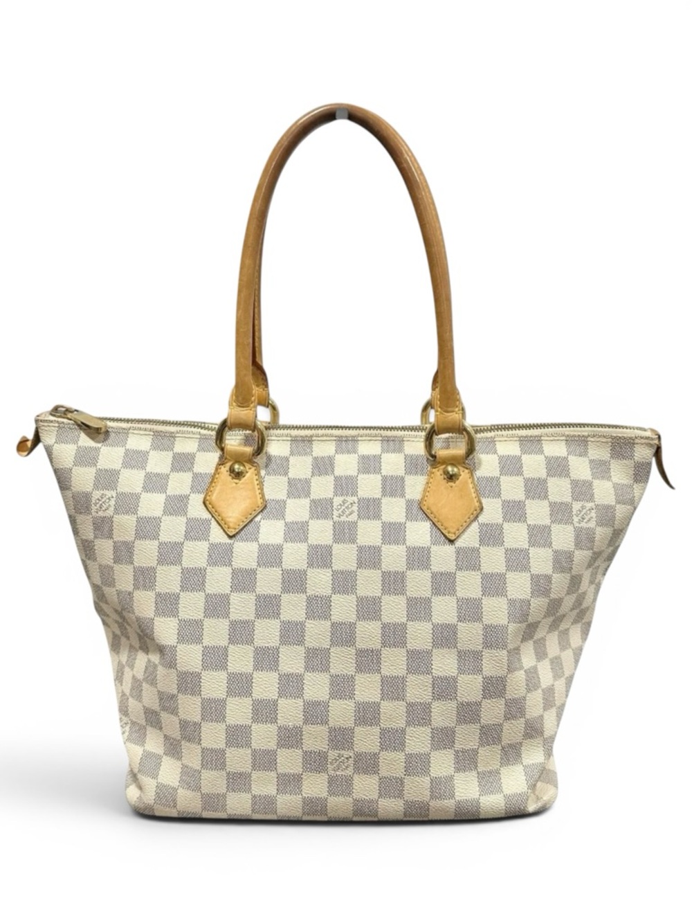 Louis Vuitton Damier Azur Saleya MM Zippered Tote